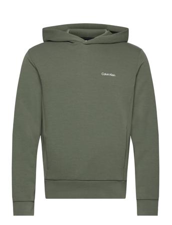 Micro Logo Repreve Hoodie Hettegenser Genser Grønn Calvin Klein*Betinget Tilbud