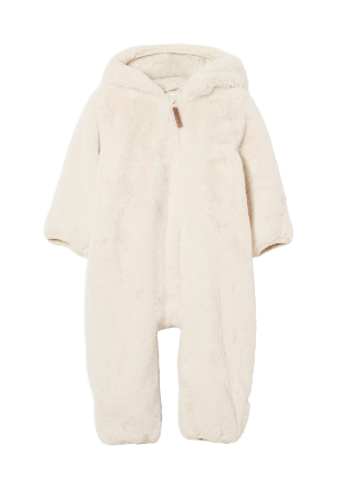 RIKIKI Overall i fuskpäls GOLDIE Ytterkläder Vit 62
