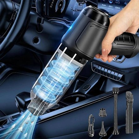 Bærbar Blæser/Bil Støvsuger Trådløs Håndholdt Mini Støvsuger til Bil Genopladelig Højeffekts Støvsuger Til Hjemmet Sort