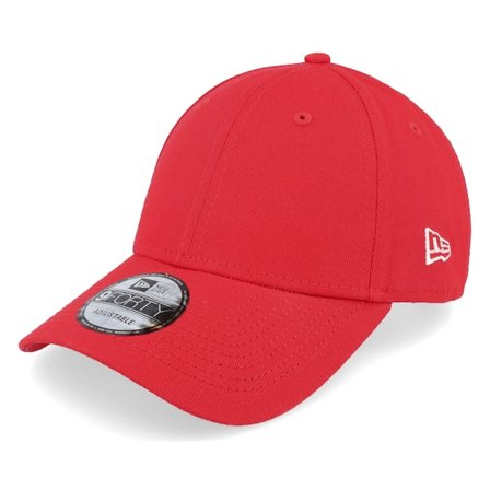 New Era - Rot adjustable Cap - Basic Scarlet 940 Adjustable @ Hatstore