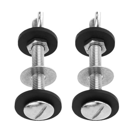 2 kpl Aluslevyt Ruuvit WC-istuimen Säiliön Ruuvi Kumimatto Säiliön Ruuvi Tiivisterengas WC-istuimen Säiliön Kiinnitysruuvit Pultti (LGL)