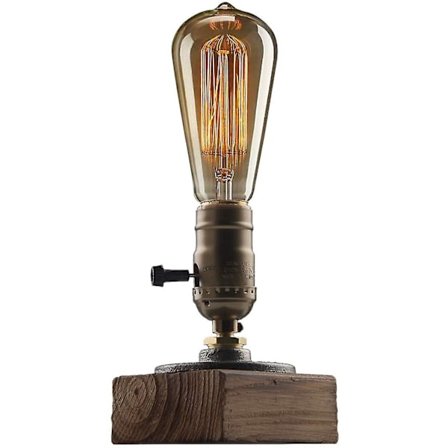 2023 - Industriell Steampunk Skrivebordslampe, Vintage Steam Punk Bordlampe, Små Retro Edison Antik E27 Pærer