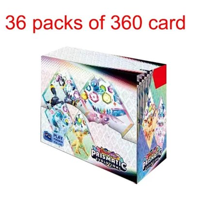 360 stk. Pokemon-kort Destined Rivals Prismatic Evolutions Scarlet Violet 151 PALDEAN Engelsk Booster Battle Transaction Card