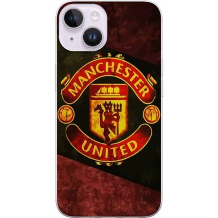 Apple iPhone 14 Läpinäkyvä kuori Manchester United