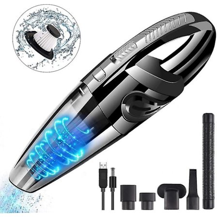 120w Håndholdt Støvsuger, Genopladelig 8500pa Bil Støvsuger Kompatibel Bil