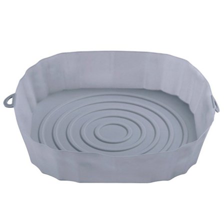 Silikonpapir Air Fryer Bakebrett Med Håndtak Mikrobølge Baki