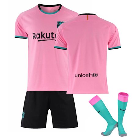 20-21 Barcelona fotballdrakt Rosa barn