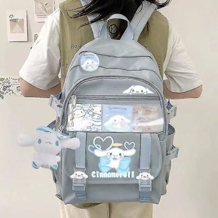 Ny Sanrio Kuromi Ryggsekk Skulder Bag Pompompurin My Melody Studenter Skole Bag Stor Kapasitet Tegneserie Søt Skole Bag[HK] type3