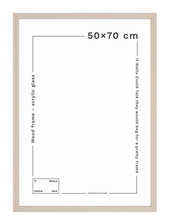 If Walls Could Talk | Iwct Frame Acrylic Glass | 70X100CM