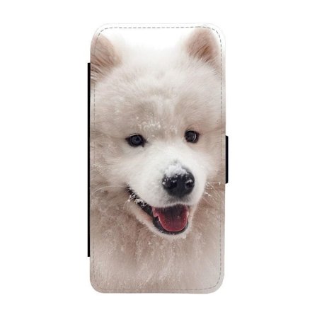 Samojedhund iPhone 16 Pro Max Flip Mobilfodral