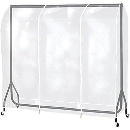 5ft 50*150*150cm läpinäkyvä vaaterekki vahva vetoketjullinen C