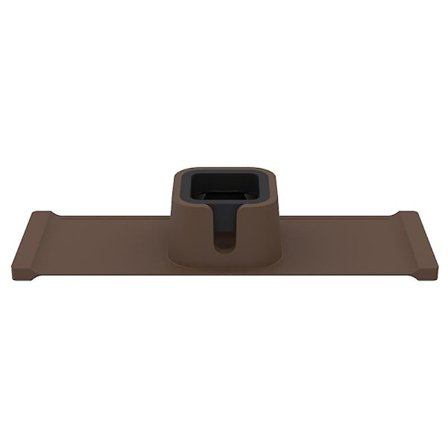 Juomateline viinilaseille/tumblereille/kupeille/tölkeille sohvan käsinojalle, silikoni juomateline sohvalle, ruskea