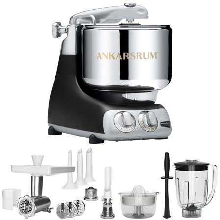Ankarsrum AKM 6230 Köksmaskin + Deluxepaket, Matt Svart | Köksmaskiner > Köksassistenter | Bagaren och Kocken