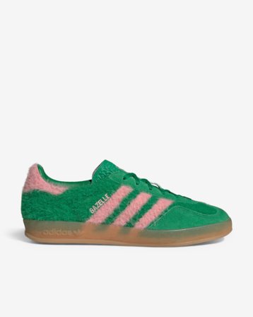 GAZELLE INDOOR - GREEN/GLOW PINK 38