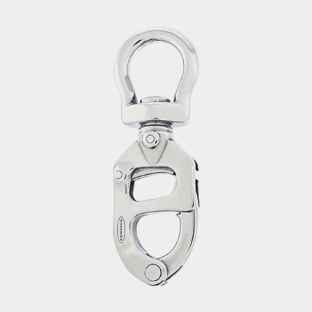 Triggersnap hake Quick release S300, stor bygel, L123mm