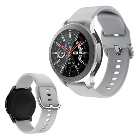 Samsung Galaxy Watch (46mm) klockarmband i silikon - Grå