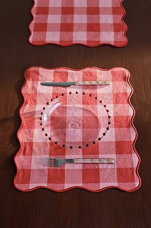 Jotex - Bordstablett 2-pack Rosa/rost CARLY - Köp Bordstabletter hos Jotex