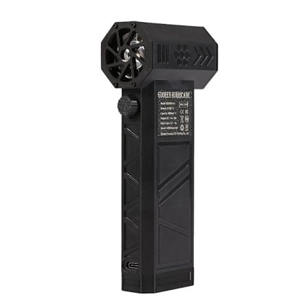 Kompakt Turbofläkt Borstlös Motor 140000RPM Luftdammare med LED-ljus