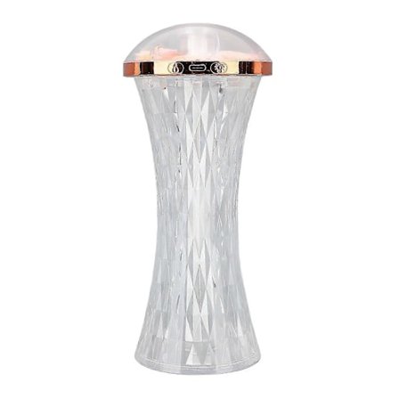 Stilla Ljus Luftfuktare Professionell Tyst Färgrik Belysning USB Skrivbordsluftfuktare för Hem Sovsal Sovrum 320ml