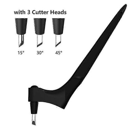 Gyro Cut -askartelutyökalut, ruostumattomasta teräksestä valmistettu Gyro-leikkuri, 360 asteen paperiveitsi, Gyro-cut-turvaleikkuri, 