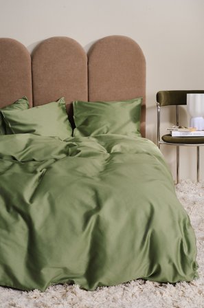 Jotex - Satin Dynetrekksett i Sateng Dobbeltseng Økologisk Olivenolje - ZACK - Kjøp Dobbeltseng hos Jotex