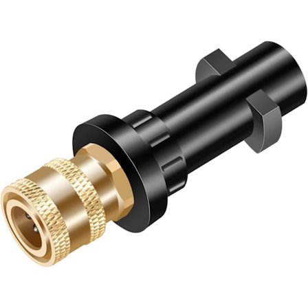 Adapteri painepesuripistoolille 1/4 " pikaliittimeen naaras, yhteensopiva Kärcher K-sarjan, K2, K3, K4, K5, K6, K7 painepesureiden kanssa