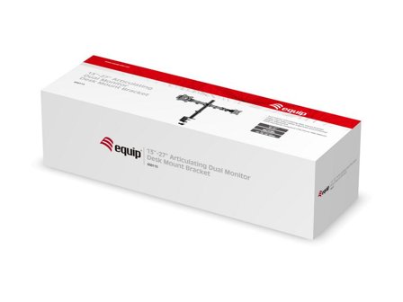 Equip 13"-27" Articulating mon. desk