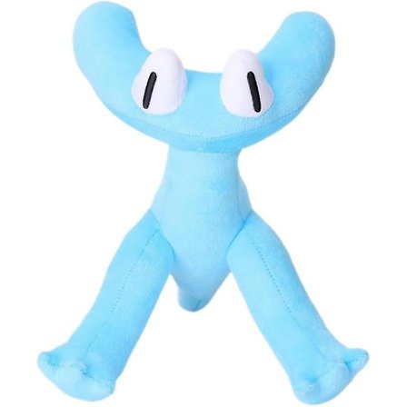 Sjov til børn med Dlishka Rainbow Friend Plush Plys Plys Bamse Teal Og Gul Plys Dukke Legetøj[HK]