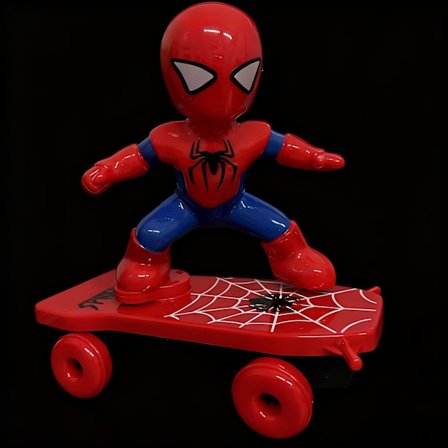 MARVEL Lisensoitu Spider-Man Toimintarullalauta - Liikuteltava - Stressiä lievittävä rullalautailu, keräilylahja faneille (//) - Spider-Man teemainen 