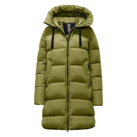 BomBoogie Down Jacket in Recycled Nylon - Geneva Long Down Jacket , Groen , Dames , Maat: XL