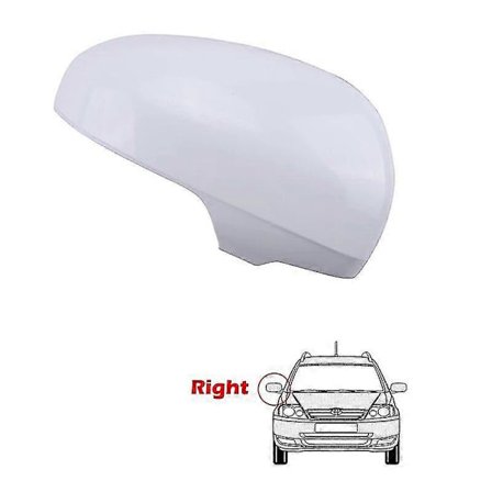 Backspeglar Bilspeglar Sidospegelkåpa Passar TOYOTA Prius Plus 2011-2020 Prius 2009-2012 Mark X 2009-2012 Vit R_tfrf