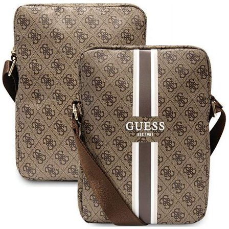 Guess GUTB10P4RPSW 10 brun/brun 4G Stripes nettbrettetui