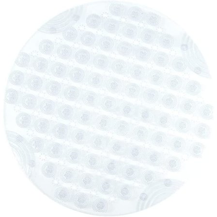 Rund massagebadmatta halkfri duschmatta badrumsmatta med dräneringshål