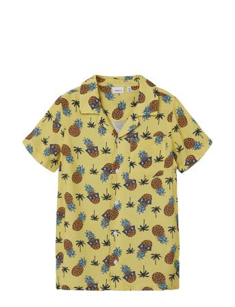 Nkmferane Ss Shirt Box Yellow Name It