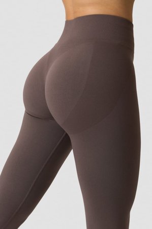 Smooth Seamless Tights Dusty Brown