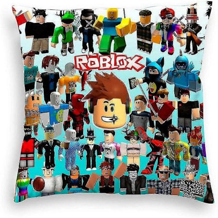 45*45 cm Roblox Gamer Pudebetræk Dekorativ Pude Hjem Sofa Seng Kontorindretning D
