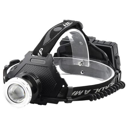 Led Uppladdningsbar Huvudlampa, 2000 Lumen Superljus Med 5 Lägen Och Ipx6 Nivå Vattentät Usb Uppladdningsbar Huvudlampa, 90 Justerbar, Lämplig För 
