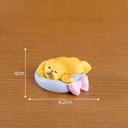 Minihahmot Nukkuva kissa Possu Koira Hartsikäsityöt Miniature Lan