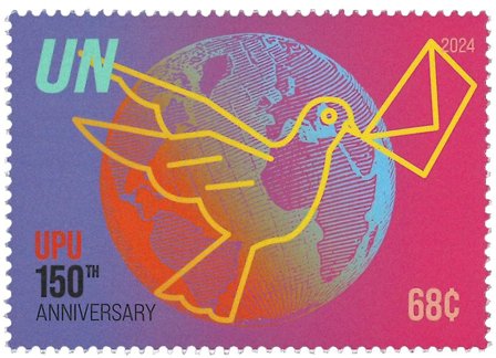 FN New York - UPU 150 år - Postfrisk frimærke