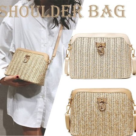 Mode Crossbody väska Beach Dam axelväskor white