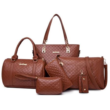 4st/ Set Dam Justerbar Strap Handväska Pocket Crossbody-väskor