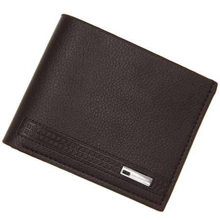 Herre lommebok kort casual mote enkel tynn lommebok ungdom stor kapasitet herre lommebok kortholder myntpung (1 stk)