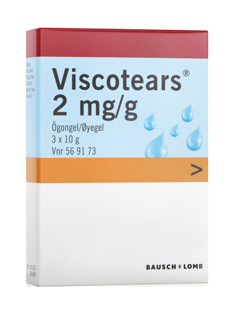 Viscotears Øyegel, 3 x 10 g
