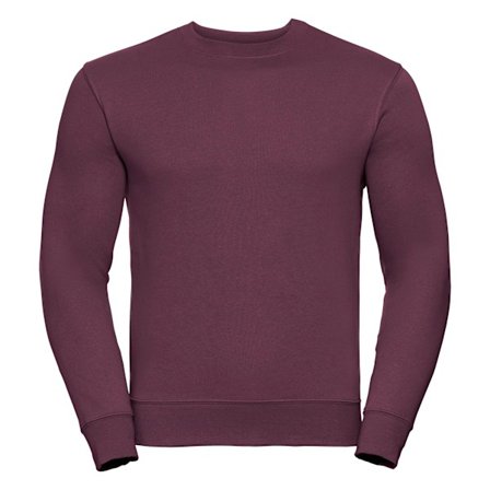 Russell Herr Authentic Sweatshirt (Smalare Passform) S Burgundy