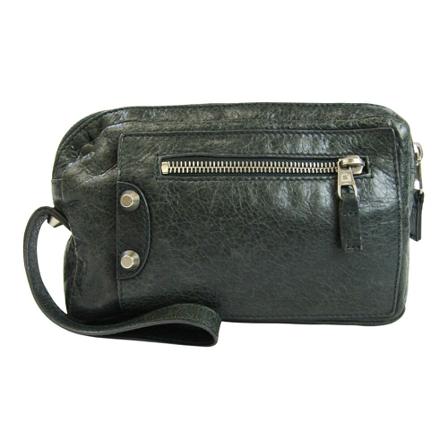 Balenciaga Vintage Pre-owned Clutch Sort, unisex Vintage Tasker, Størrelse: ONE Size