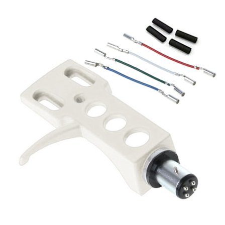Skivspelare Headshell 4-stifts kontakter för teknik för andra skivspelare Phono Turntables Headshells Phono Tillbehör