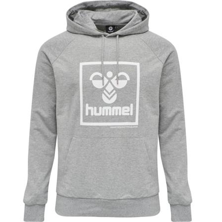 Hummel Men's hmlISAM Hoodie Men long-sleeved sweaters Grey S