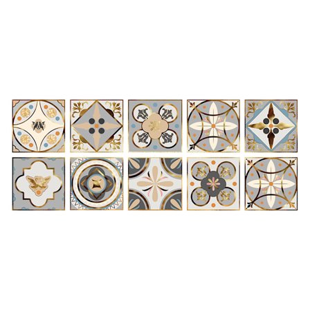 20 stk. 15x15 cm Badeværelse og Køkken Flisestickers - Vandtætte