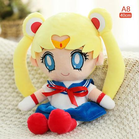 25/40 cm Tsukino Usagi -täytetty nukke ja Anime Sailor Moon Pehmo - Perfet A8