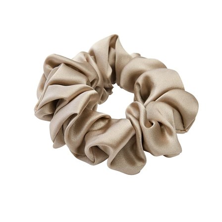 Lenoites Mulberry Silk Scrunchie Antique Gold, Hår, Hårpynt, Scrunchies